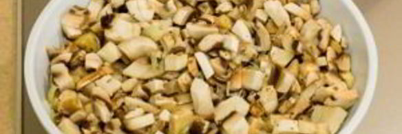 тарты с грибами под сметанно-сырным соусом