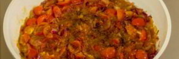 тарты с помидорами и луком