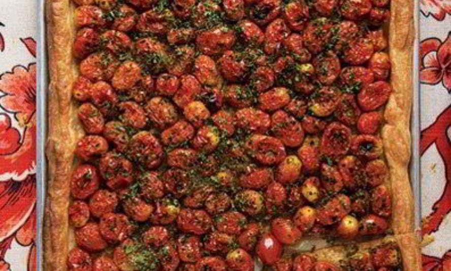 Рецепт томатного тарта с ароматными травами