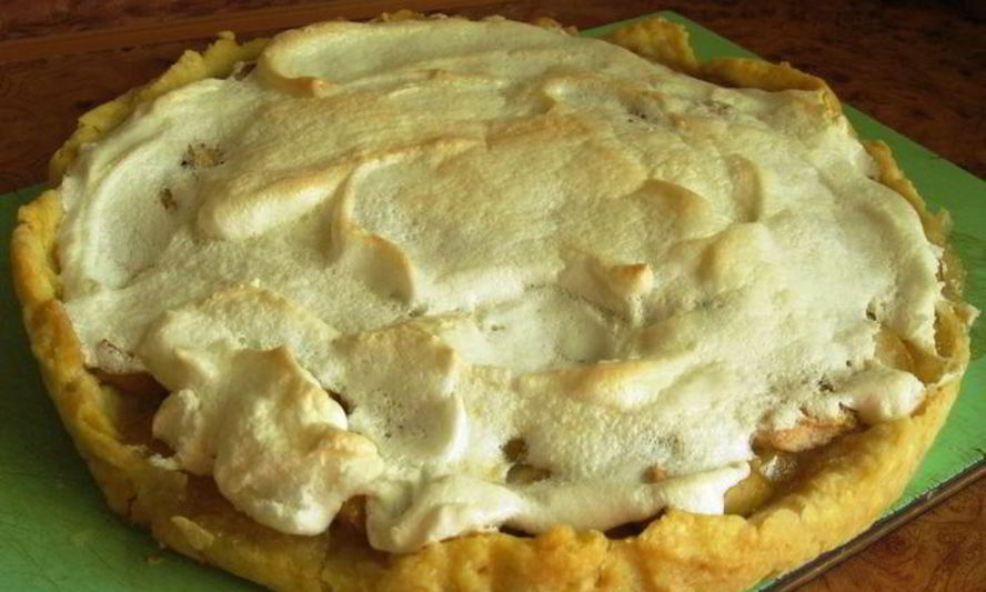 Рецепт воздушного тарта с яблоками