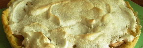 воздушный тарт с яблоками