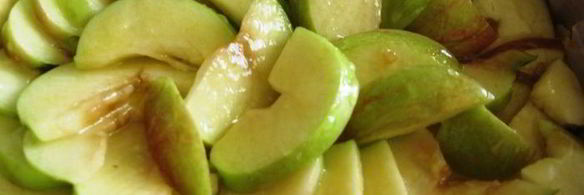 воздушный тарт с яблоками