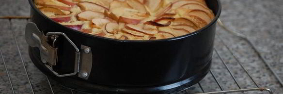 яблочный тарт с творожным кремом