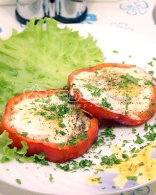 Глазунья в перце