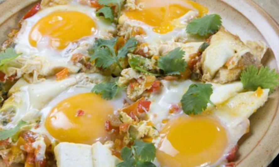 Рецепт шакшуки с брынзой