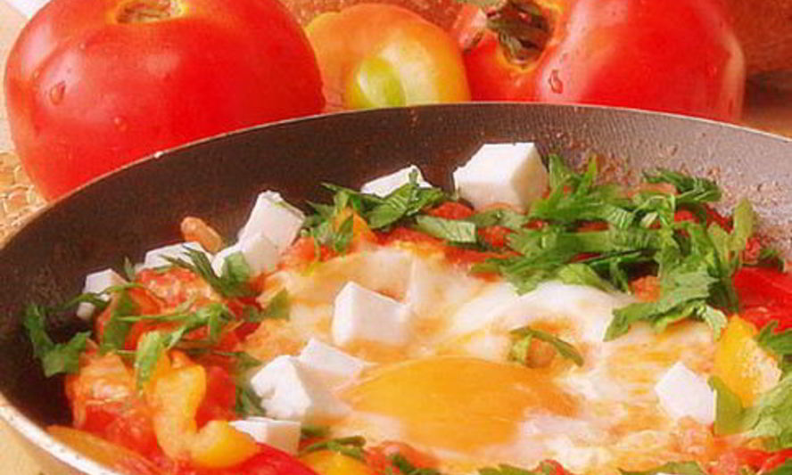 Рецепт шакшуки с сыром фета