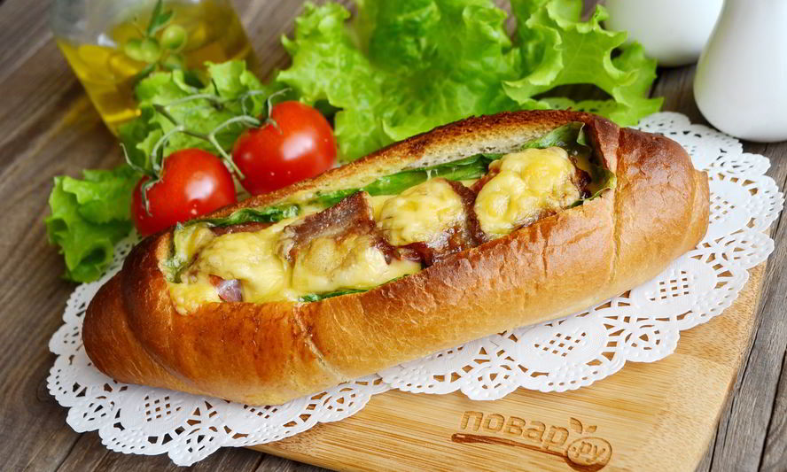 Рецепт сказочной булки с яичницей внутри