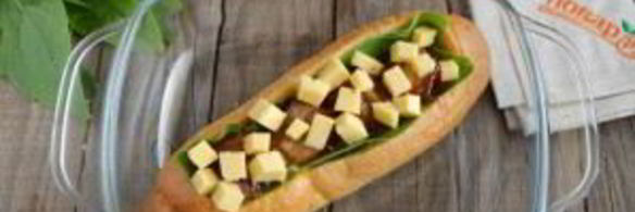 сказочная булка с яичницей внутри