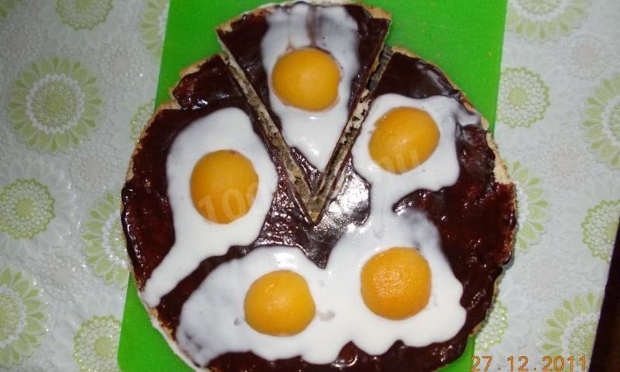 Рецепт торта с абрикосами яичница