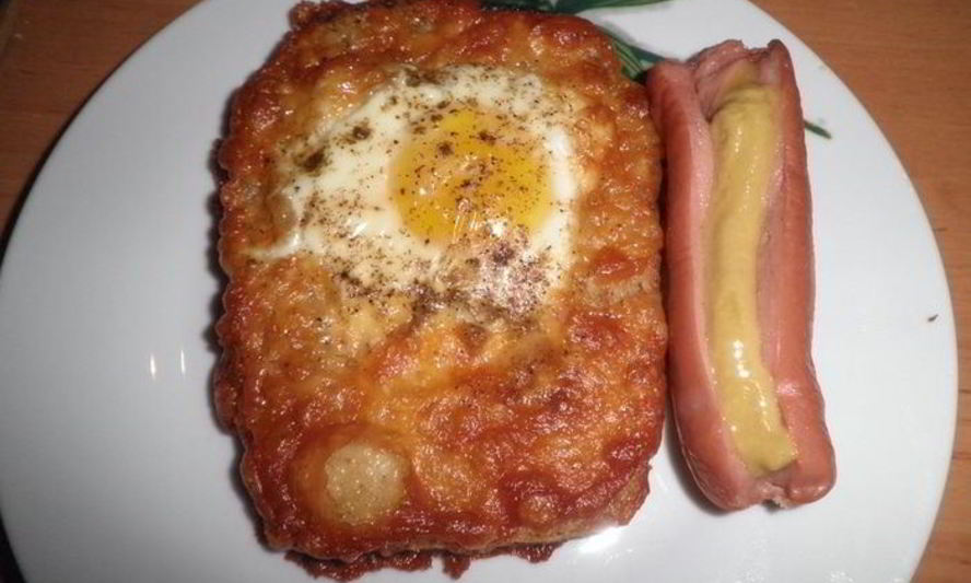 Рецепт яичницы по-украински с сыром