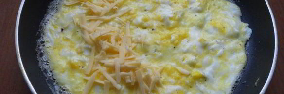 яичница по-японски с сыром