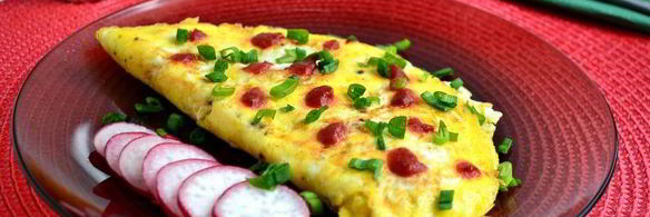 яичница по-японски с сыром