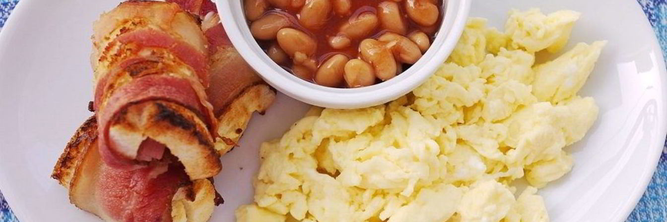 Яичница с фасолью