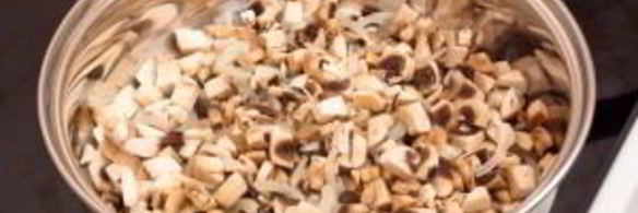 яичница с грибами