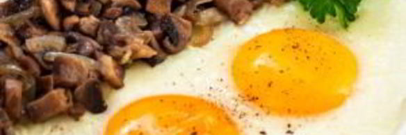 яичница с грибами