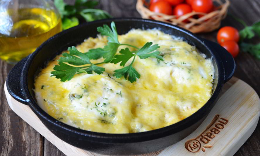 Рецепт яичницы с кабачками и помидорами