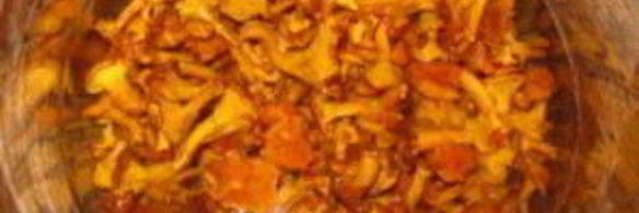 яичница с лисичками