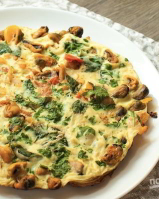 Яичница с мидиями