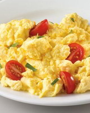 Яичница с молоком