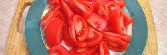 яичница с помидорами