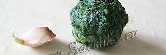 яичница со шпинатом