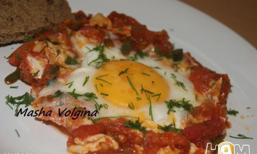 Рецепт яичницы субботний завтрак