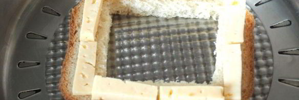 яичница в бутерброде