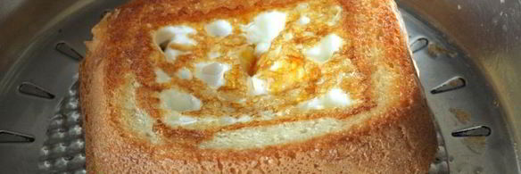 яичница в бутерброде