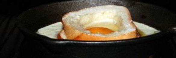 яичница в хлебе в духовке