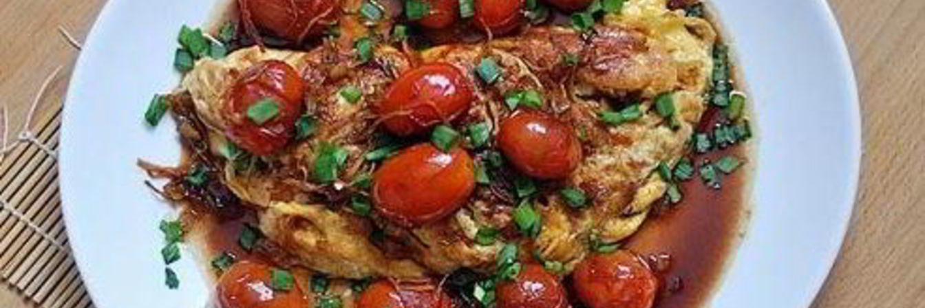 Яичница в воке