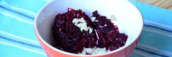 яйца с сельдью и свеклой