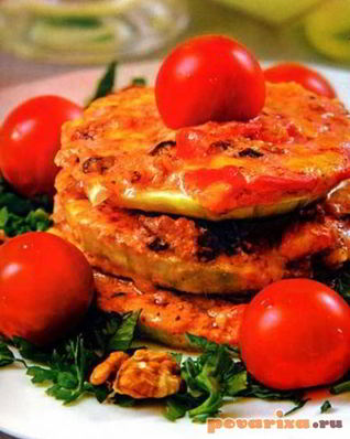 Закуска из кабачков с сыром