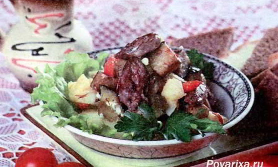 Рецепт закуски из куриных сердечек