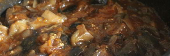 закуска из лесных грибов с баклажанами