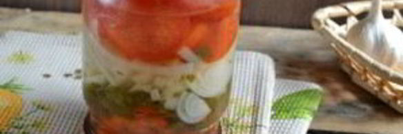 закуска из помидоров с луком на зиму