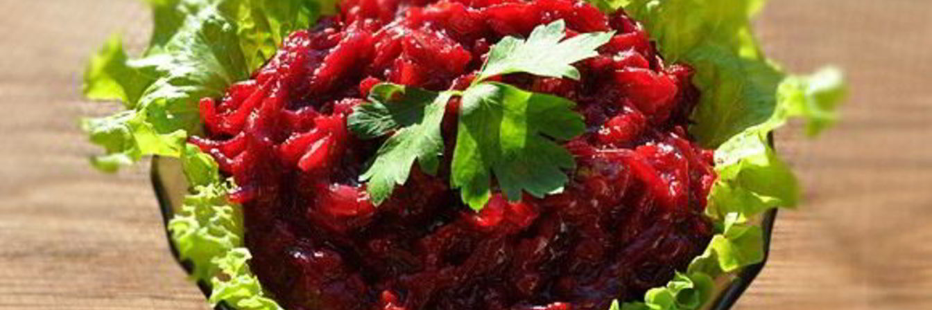 Закуска из свеклы с морковью