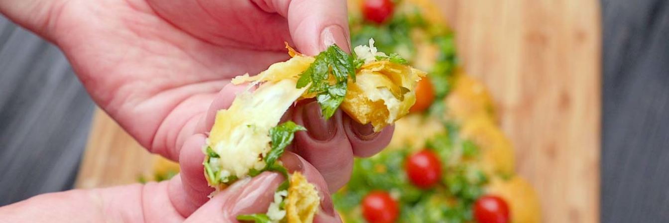 Закуска из сырных шариков