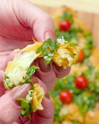 Закуска из сырных шариков