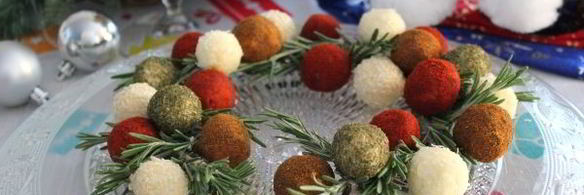 закуска новогодний венок из сыра