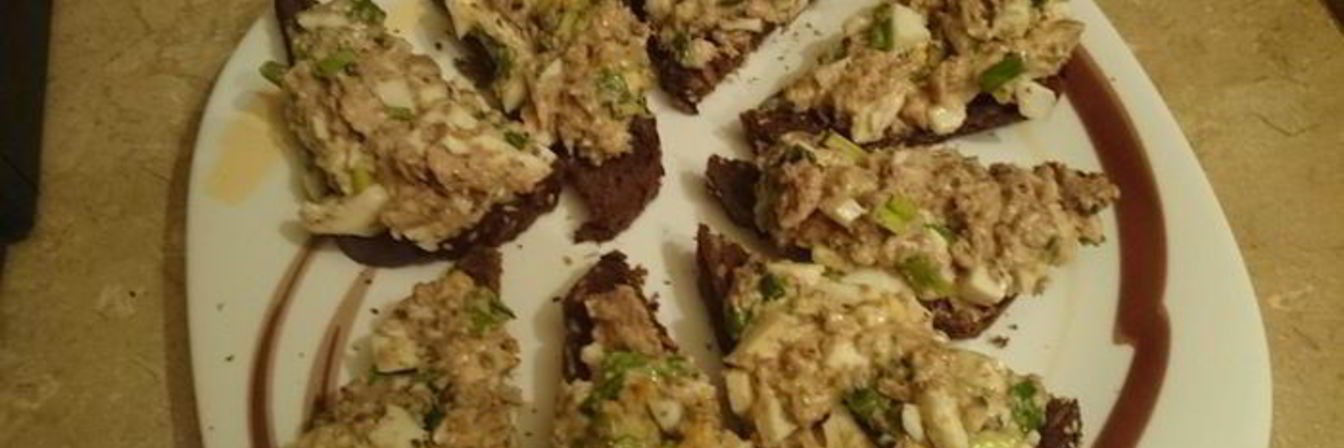 Закуска с сайрой