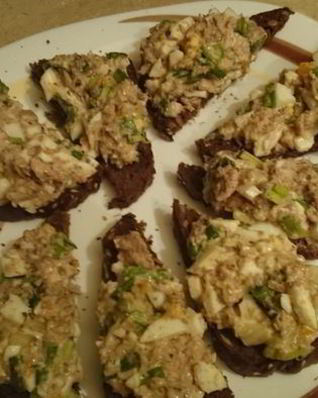 Закуска с сайрой