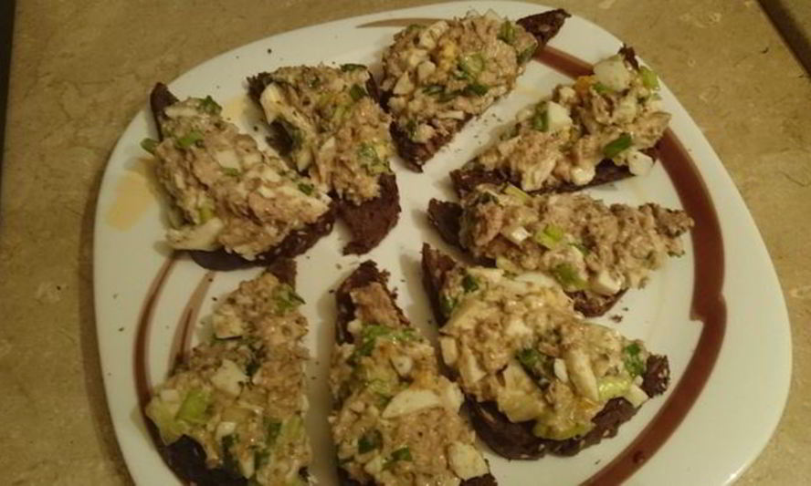 Рецепт закуски с сайрой