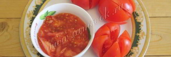 закуска тюльпаны из помидоров