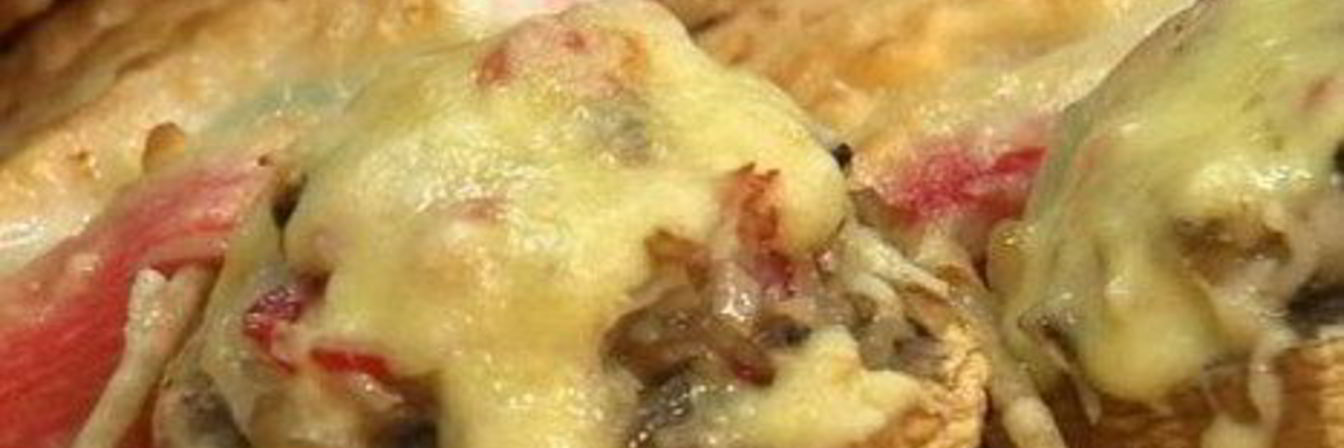 Закуска в шляпках шампиньонов