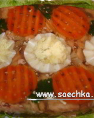 Заливное из семги