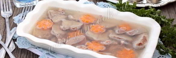 заливное из языка