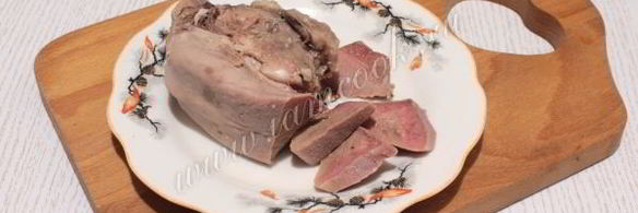 заливное из языка