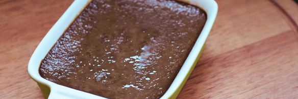 запеченный крем из печени с грибами под брусничным желе