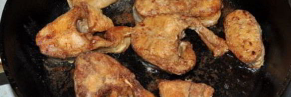 жареная пикша, маринованная в соевом соусе