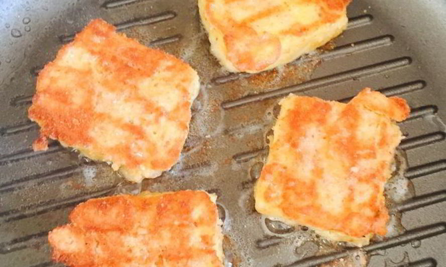 Рецепт жареного сыра